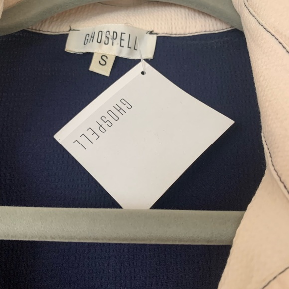 Gospell Leafage Colour Block Shirt Dress - Picture 6 of 13